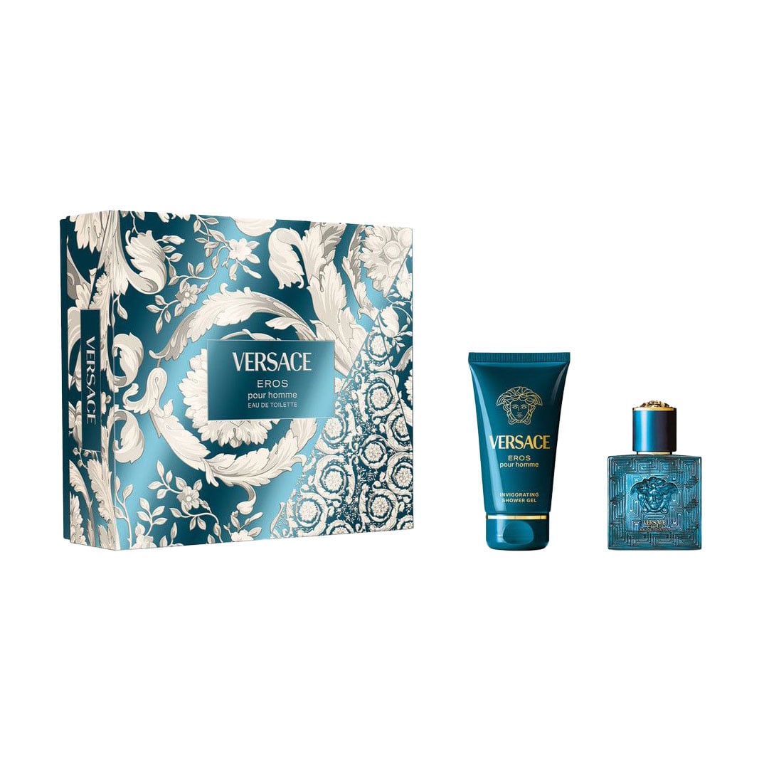 Парфумований набір чоловічий Versace Eros Set (гель для душу, 50 мл + туалетна вода, 30 мл)